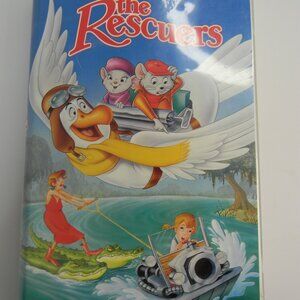Vintage Disney The Rescuers Black Diamond Classic VHS